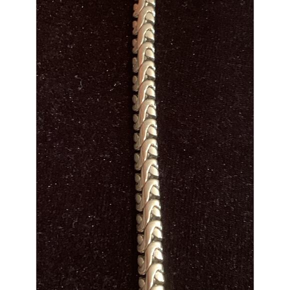 Vintage Silver Tone 34 Inch Thick Chain - Picture 4 of 5